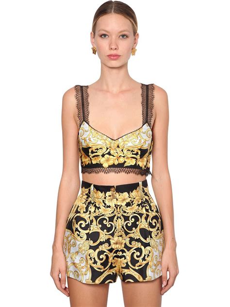 versace crop top